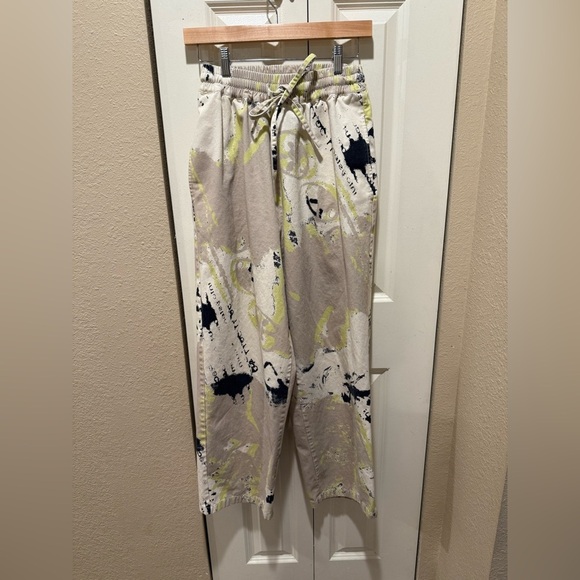 Rare/Self Women’s Standard Pull-On Wide Leg Twill Pant Unique Eclectic , Size 2 - Picture 6 of 13